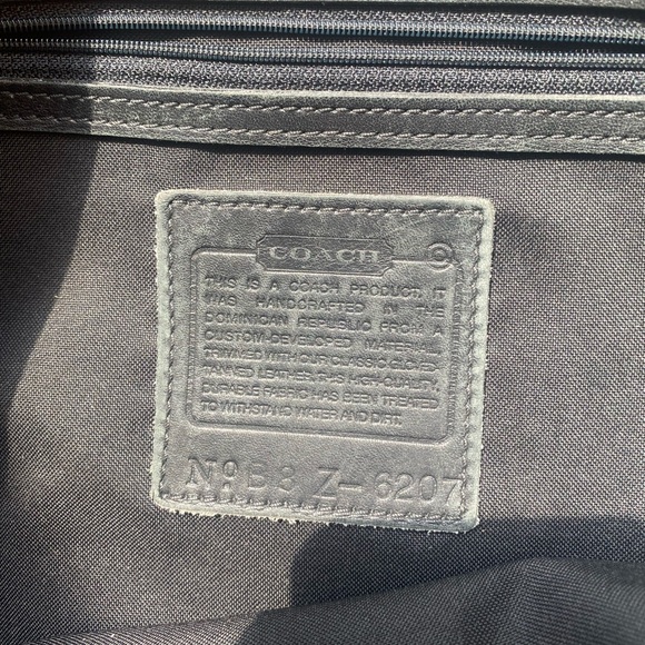 Coach Neoprene and Leather Laptop/Briefcase Shoulder Bag - Picture 6 of 11